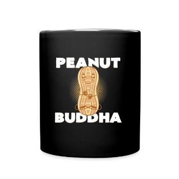 le beurre d'arachide - Mug uni - noir - Devant
