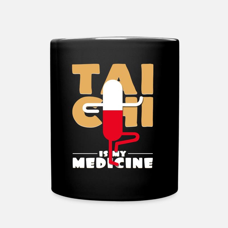Tai chi - Full Colour Mug - black