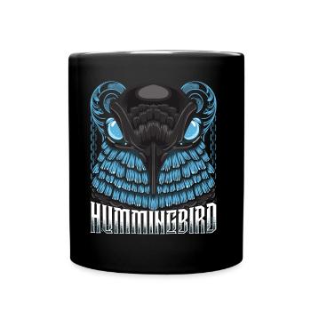 Kolibri - Tasse einfarbig - Schwarz - Vorne