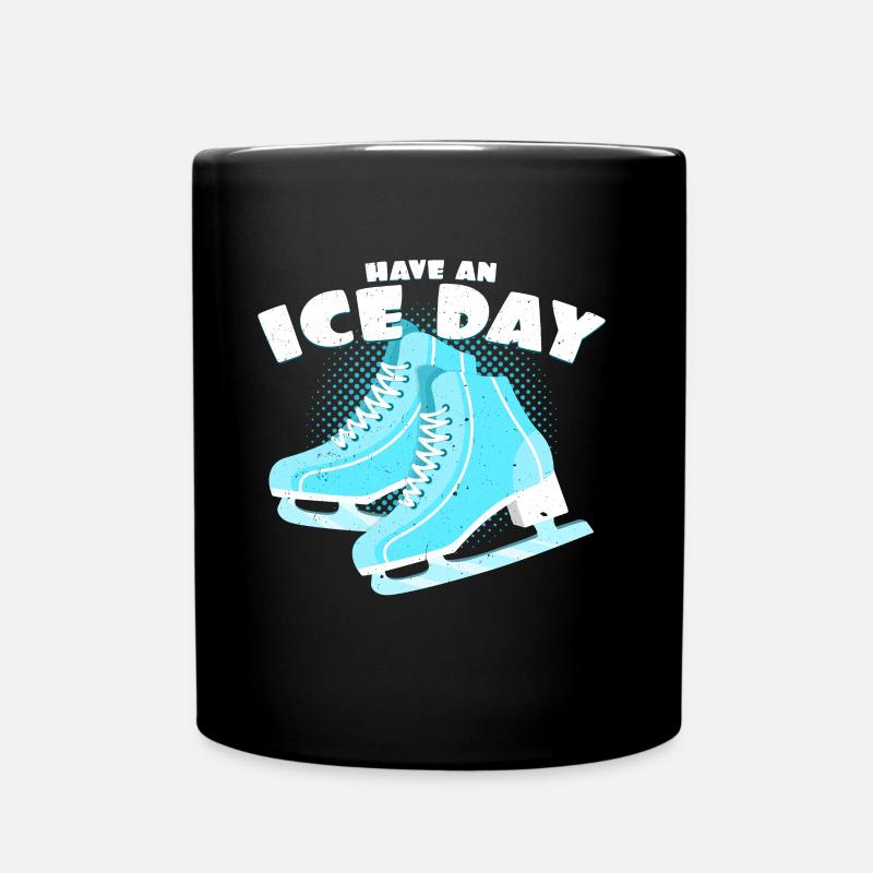 Have An Ice Day | Eiskunstlauf Wortspiel Geschenk - Tasse einfarbig - Schwarz