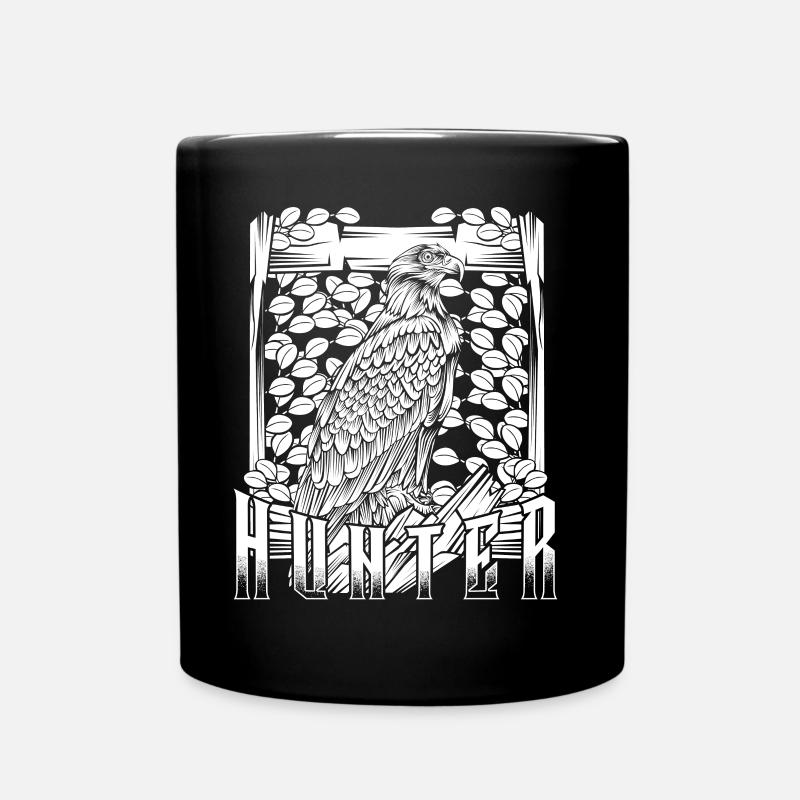 Adler - Tasse einfarbig - Schwarz