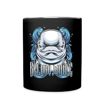 whale - Full Colour Mug - black - Front
