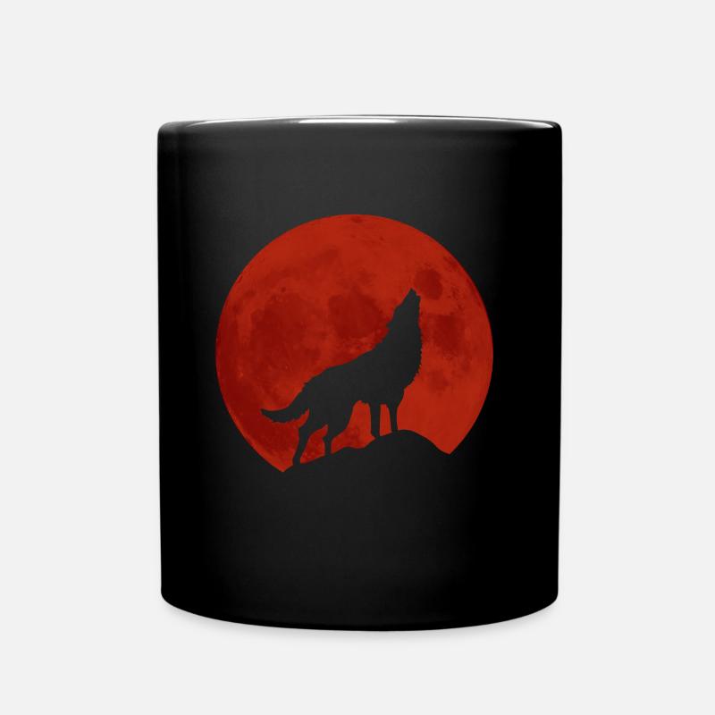 wolf - Full Colour Mug - black
