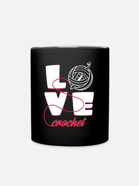 crochet - Mug uni - noir