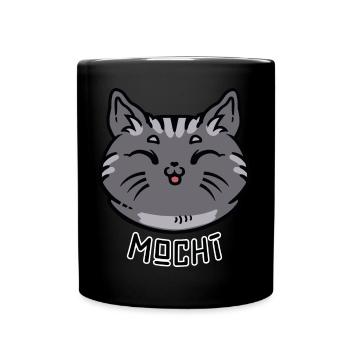Mochi Blep Flat - Tasse einfarbig - Schwarz - Vorne