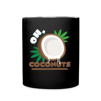 coconut - Full Colour Mug - black - Front