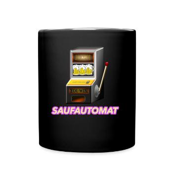 MALLORCA SAUF SHIRT GESCHENKIDEE - Saufautomat - Tasse einfarbig - Schwarz - Vorne
