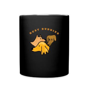 Best Buddies - Tasse einfarbig - Schwarz - Vorne