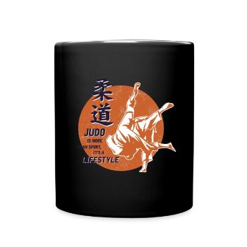 Le judo est plus qu'un sport d'arts martiaux - Mug uni - noir - Devant