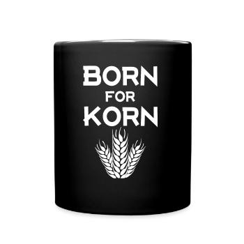 Born for grain | Born For Korn - Full Colour Mug - black - Front
