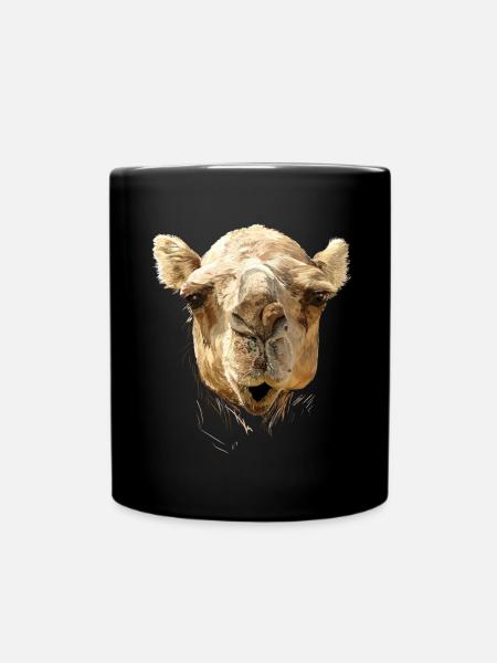 kamel - Tasse einfarbig - Schwarz