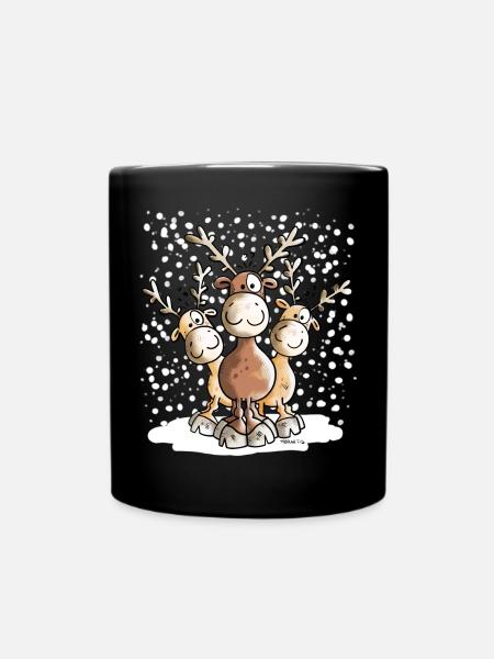 Alces alces - Mug uni - noir