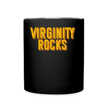Virginity Rocks - virginity - Full Colour Mug - black - Front