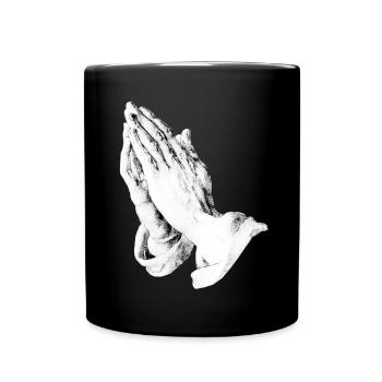 Praying hands | Praying hands | Albrecht Dürer - Full Colour Mug - black - Front