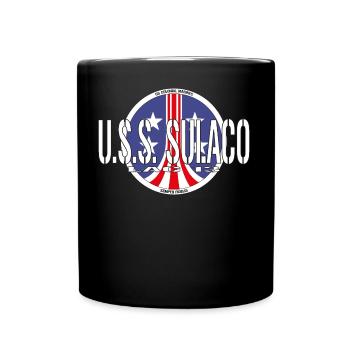 USS Sulaco Crew Shirt with Colonial Marines Logo - Tasse einfarbig - Schwarz - Vorne