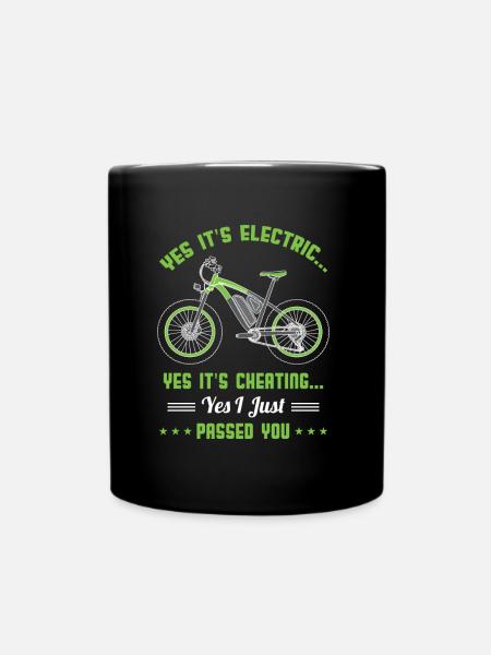 Vélo électrique tricherie vélo électrique - Mug uni - noir
