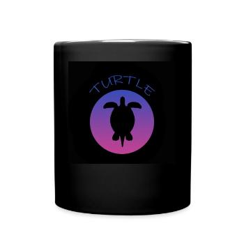 Schildkröte Turtle - Full Colour Mug - black - Front