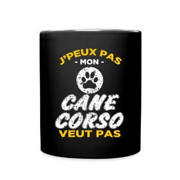 Cane Corso - Mug uni - noir - Devant