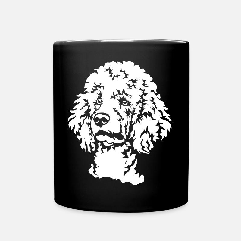 Tête de caniche « Black Edition » - Mug uni - noir