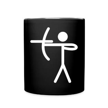 archery - Full Colour Mug - black - Front