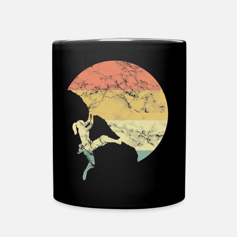 Climbing Girls - Full Colour Mug - black