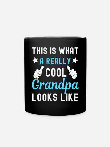 Grand-père grand-père - Mug uni - noir