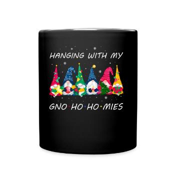Hanging With My Gnomies - Full Colour Mug - black - Front