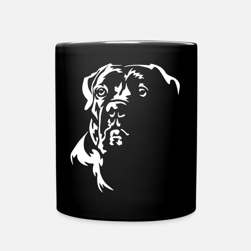 Cane Corso Kopf "Black Edition" - Tasse einfarbig - Schwarz