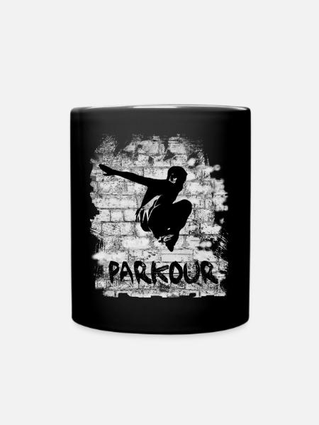 Parkour - Full Colour Mug - black