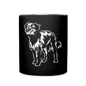 Berger des Pyrénées « Black Edition » - Mug uni - noir - Devant
