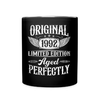 Vintage Original 1992 né Vintage Anniversaire - Mug uni - noir - Devant