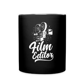 Film Editor Video Filmeditor Edit - Full Colour Mug - black - Front