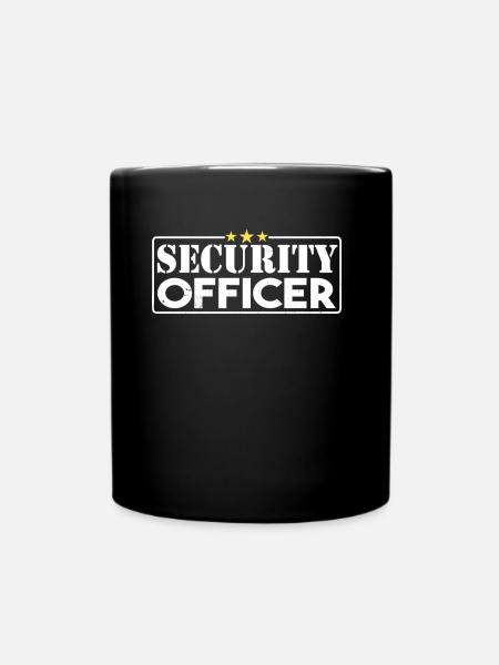 Sécurité des agents de sécurité Sécurité - Mug uni - noir
