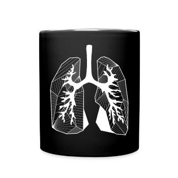 Lunge - Tasse einfarbig - Schwarz - Vorne