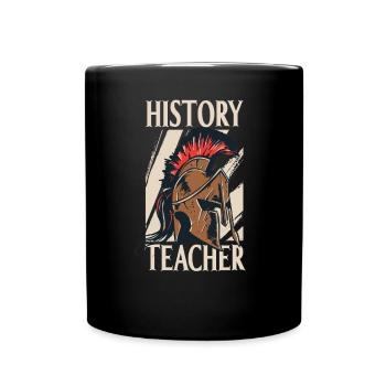 Geschichtslehrer Lehrer Geschichte Historiker - Tasse einfarbig - Schwarz - Vorne