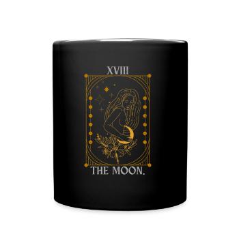 Le Tarot de la Lune Gothique Wicca Astrologie - Mug uni - noir - Devant