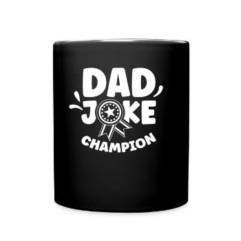 Papa Joke Champion Joke Papa Père Blagues - Mug uni - noir - Devant