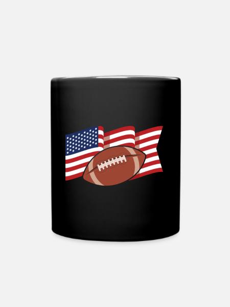 Football américain - Mug uni - noir