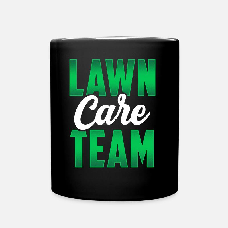 Team Rasenpflege Rasenmähen Rasen Rasenmäher - Tasse einfarbig - Schwarz