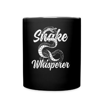 Snakes Whisperer Pet Snake Animal - Full Colour Mug - black - Front