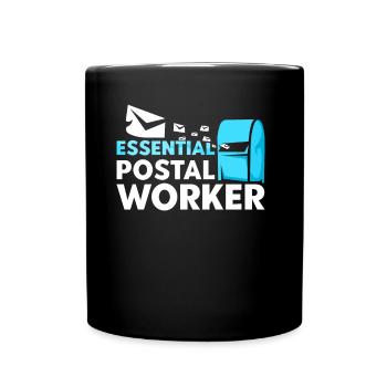 Facteur pertinent pour le système Facteur Livreur - Mug uni - noir - Devant