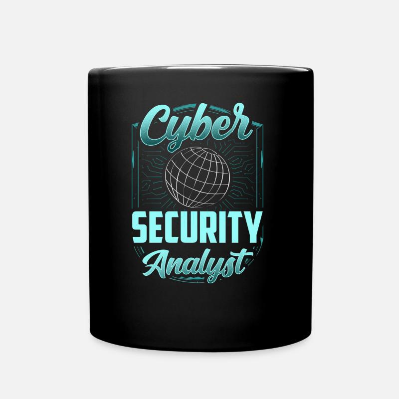 Analyste en cybersécurité Hack Hacker Sécurité informatique - Mug uni - noir