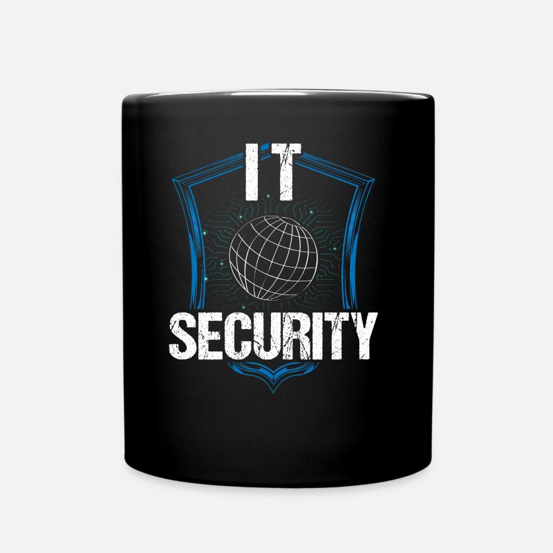 It Security Hack Hacker Hacking Cybersécurité - Mug uni - noir