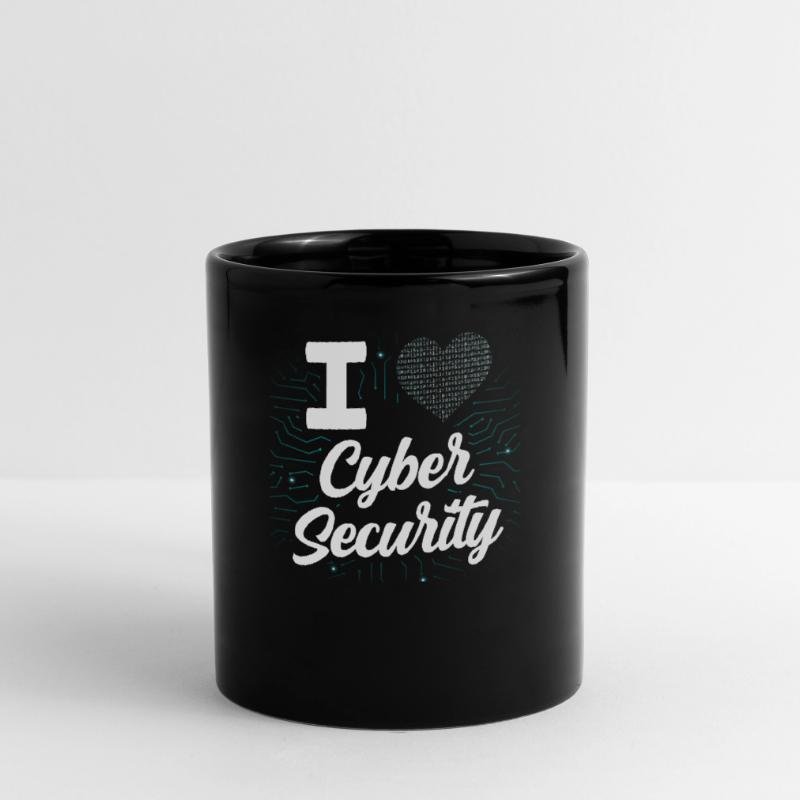 J’adore Cybersecurity Hack IT Security Hacker Mug uni