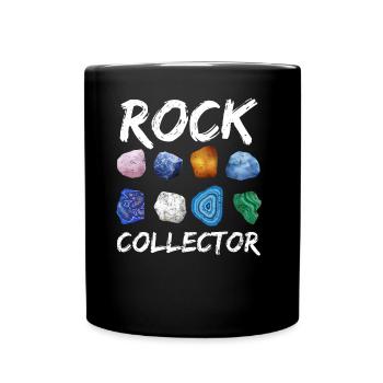 Stone Collector Geology Geology Student Geologist - Full Colour Mug - black - Front