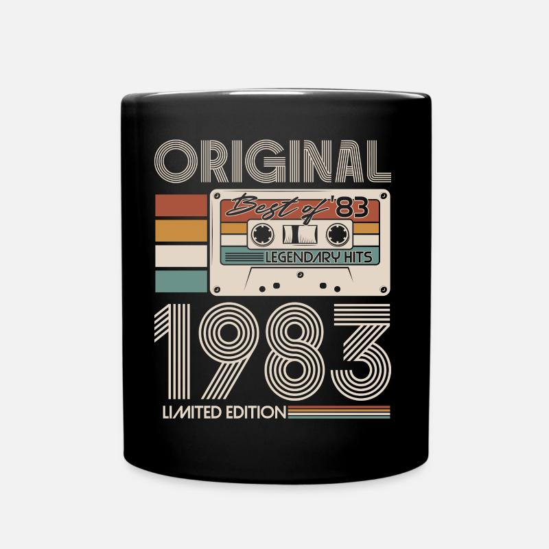 1983 Vintage Vintage Retro Cadeau d’anniversaire - Mug uni - noir
