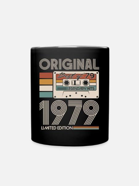 1979 Vintage Vintage Rétro Cadeau d’anniversaire - Mug uni - noir
