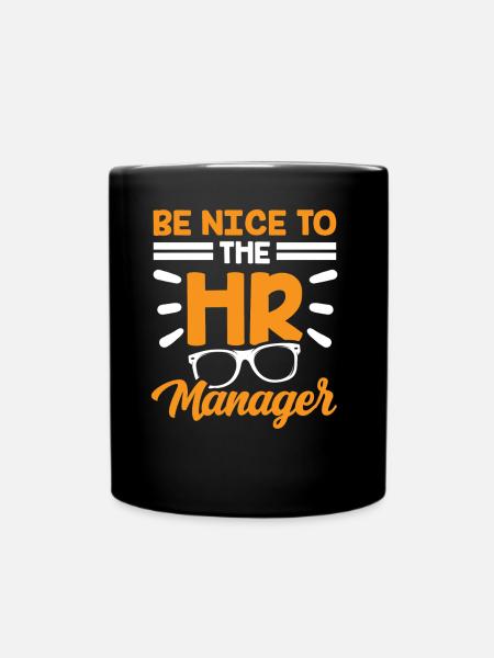 Soyez gentil avec le responsable rh rh ressources humaines - Mug uni - noir