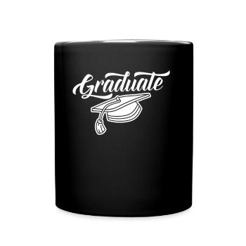 Graduate Graduate Graduation Party Graduates - Full Colour Mug - black - Front