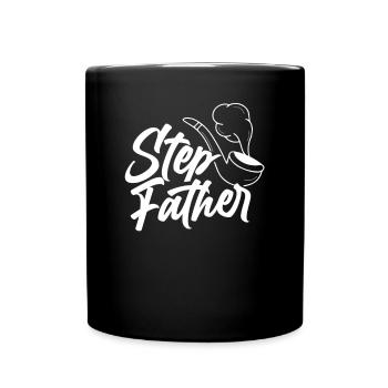Beau-père Beau-père Beau-père Fête des pères - Mug uni - noir - Devant